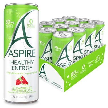 Strawberry Watermelon Aspire Healthy Energy Drink